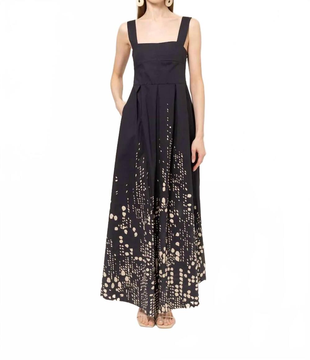 NEW BEL KAZAN janie midi dress in black